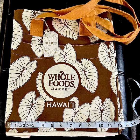 Whole Foods Market Hawaii Exclusive Kalo Hydro Tote Bag LG
pic for measurements - Picture 1 of 5